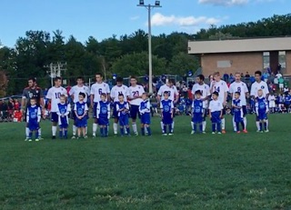LUSC U8 boys bring luck to LHS boys team in their win over Pinkerton!